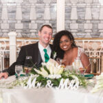 orchid garden wedding photo