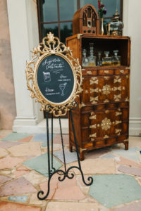 signature drink wedding sign