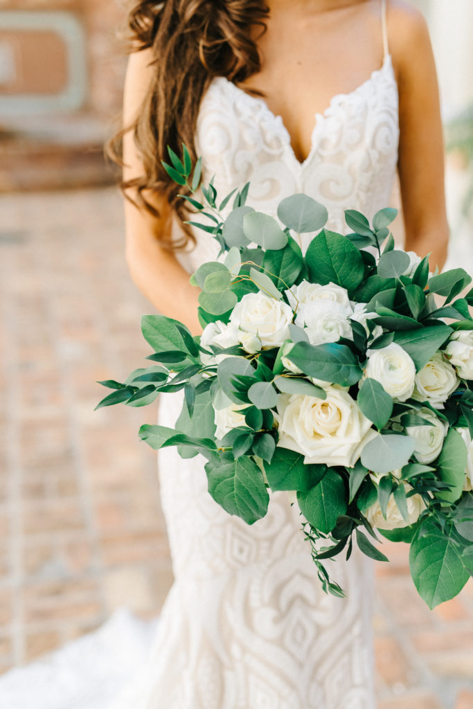 greenery white bouquet orlando