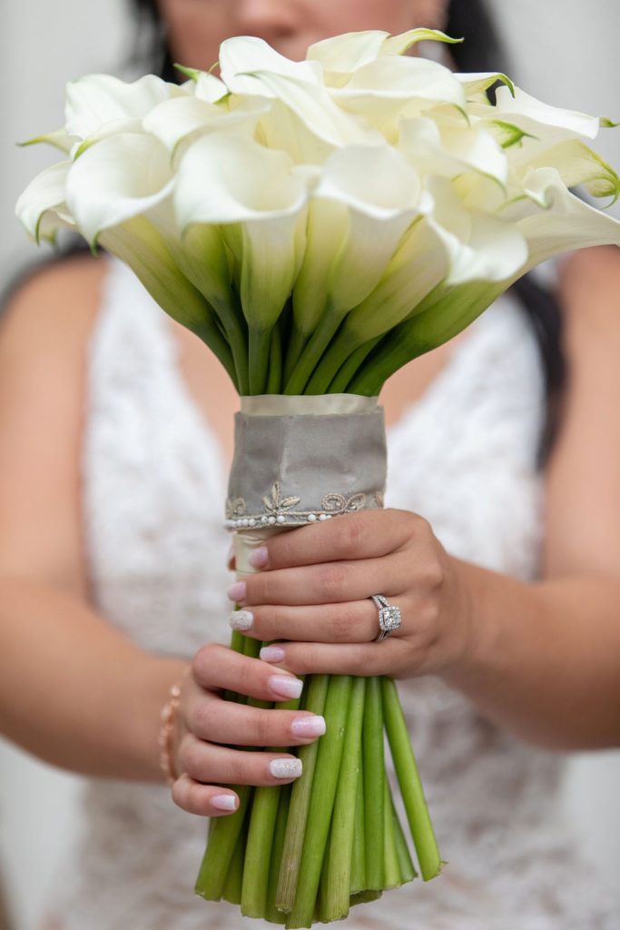 calla lily wedding bouquet