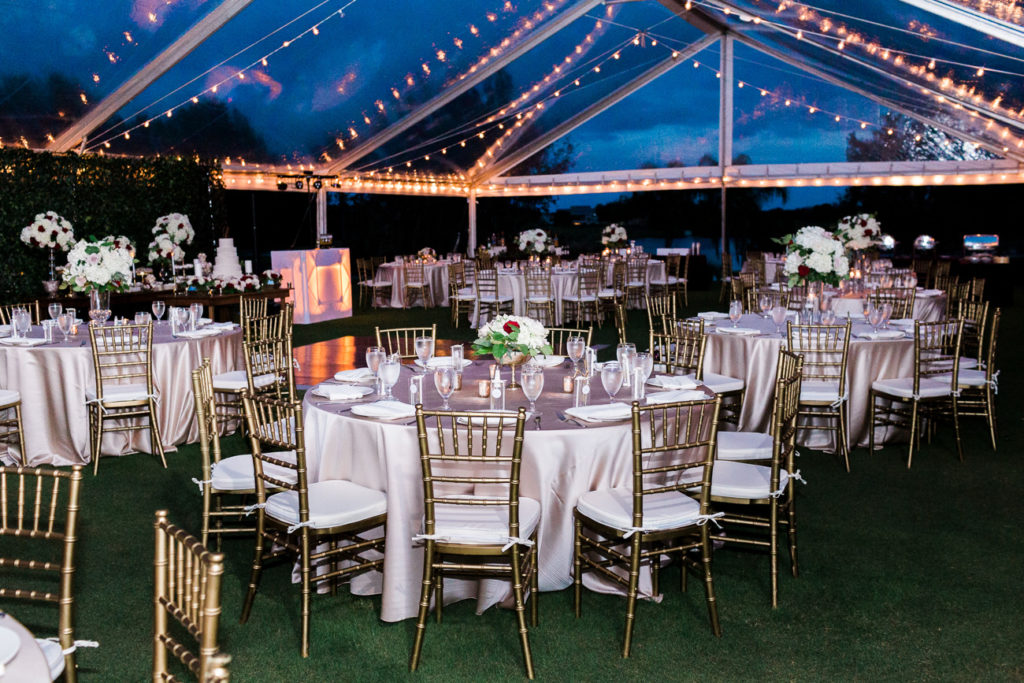 golf course outdoor wedding