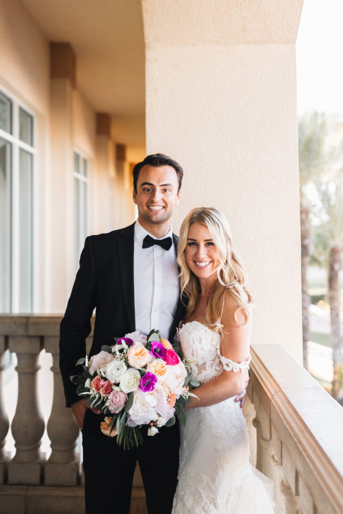 daytona beach wedding couple