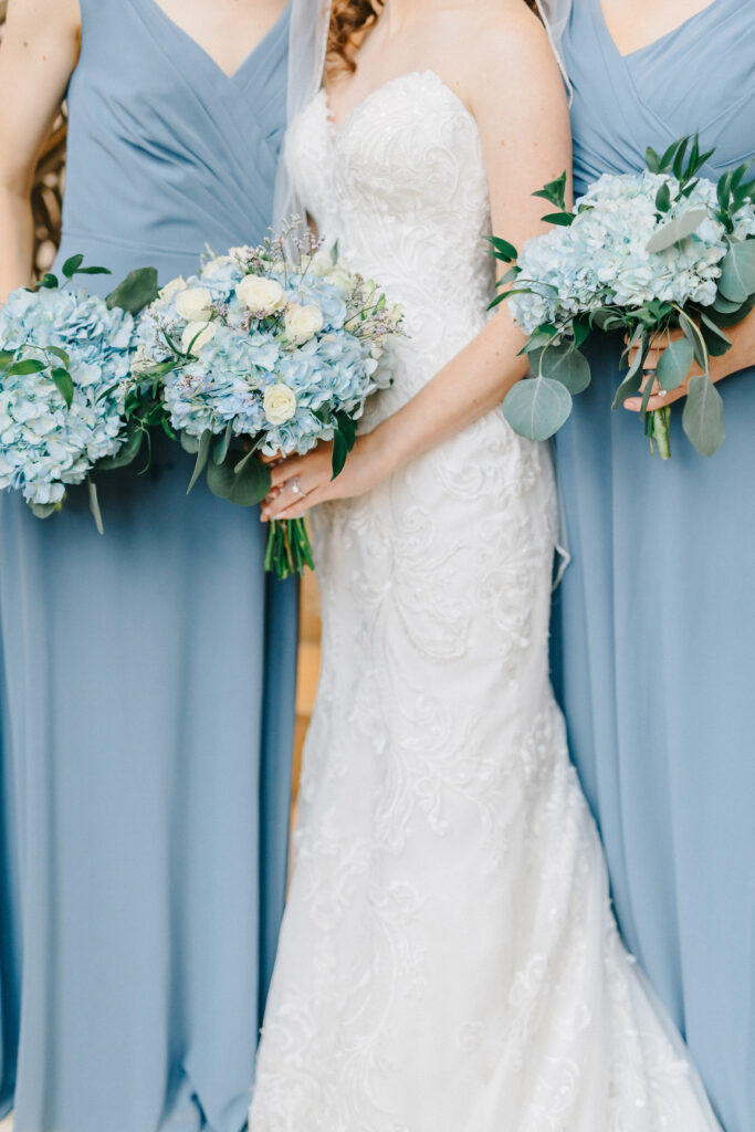 dusty blue bridesmaids dresses