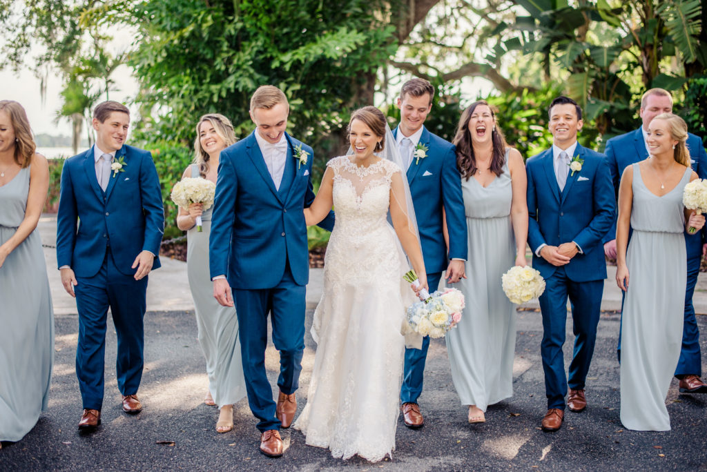 dusty blue bridesmaids dresses