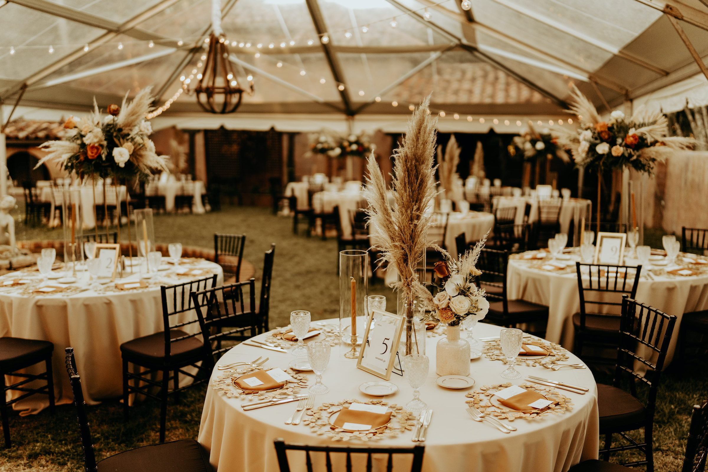 howey mansion reception tent