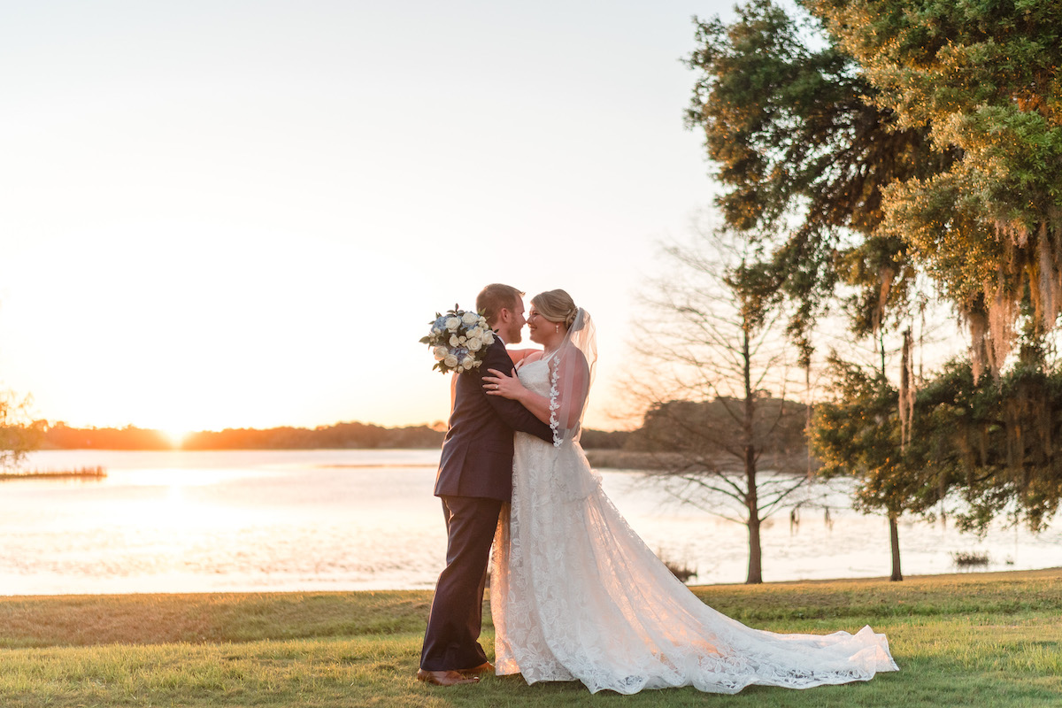 orlando lakeside wedding reception