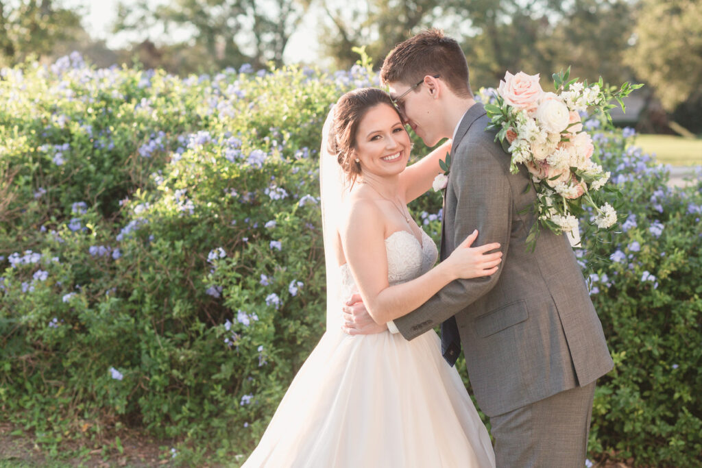 gray groom wedding suit