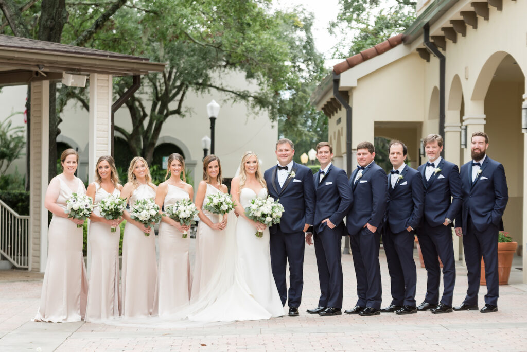 champagne wedding bridesmaids dresses