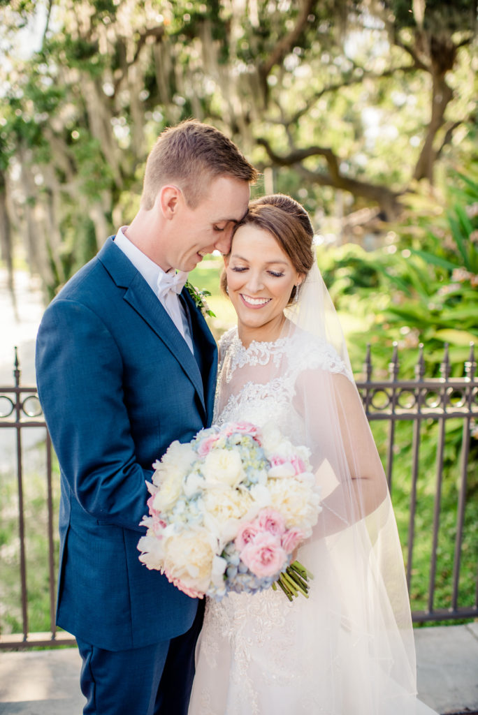 pink peony wedding bouquet