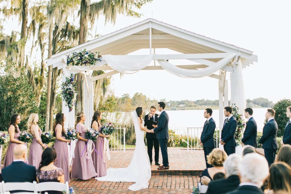 Cypress grove wedding ceremony