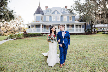 winter highland manor wedding